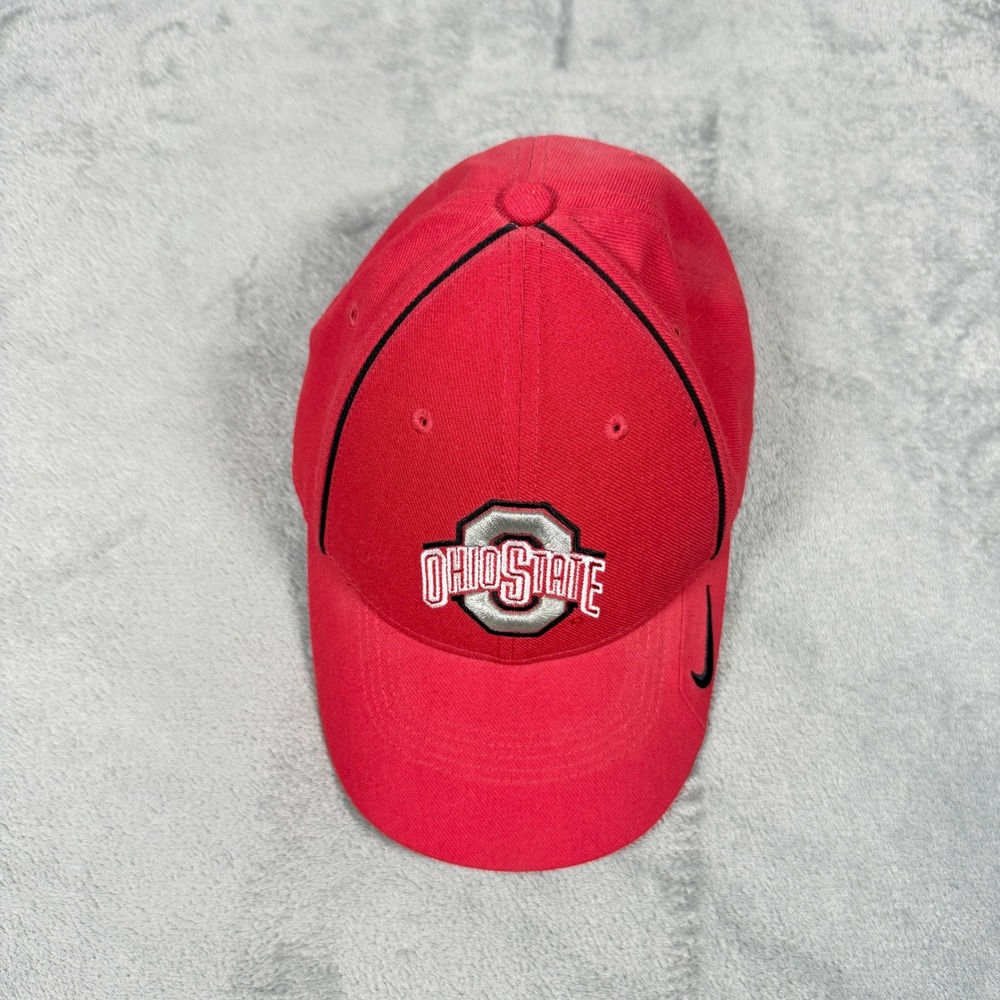 Nike OSFA Ohio State Buckeyes Legacy91 Dri-FIT Red Adjustable Hat